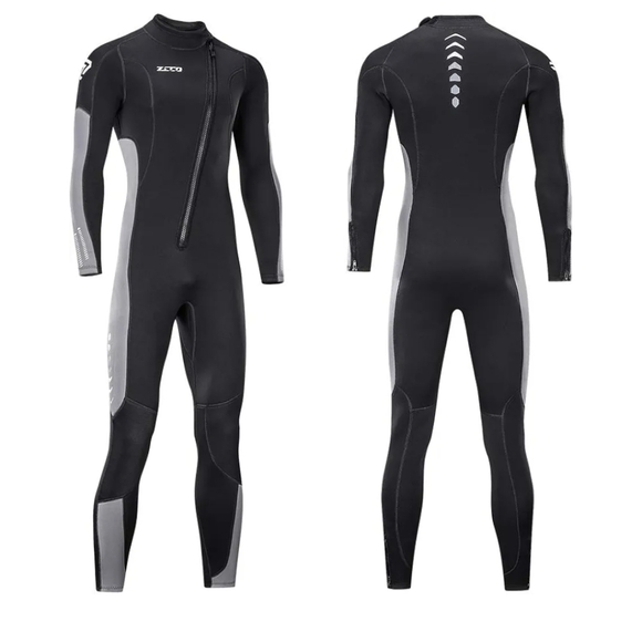 50% Off Men Wet Suit 3mm Neoprene  with Front Zipper for Scuba, Surfing - Picture 1 of 4